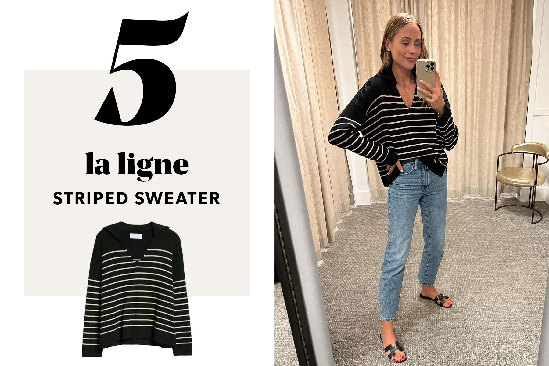 September Top 10 Products Striped Sweater