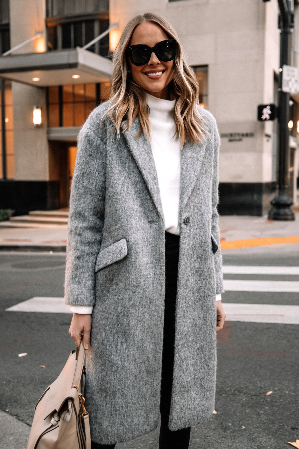 Express hotsell grey coat