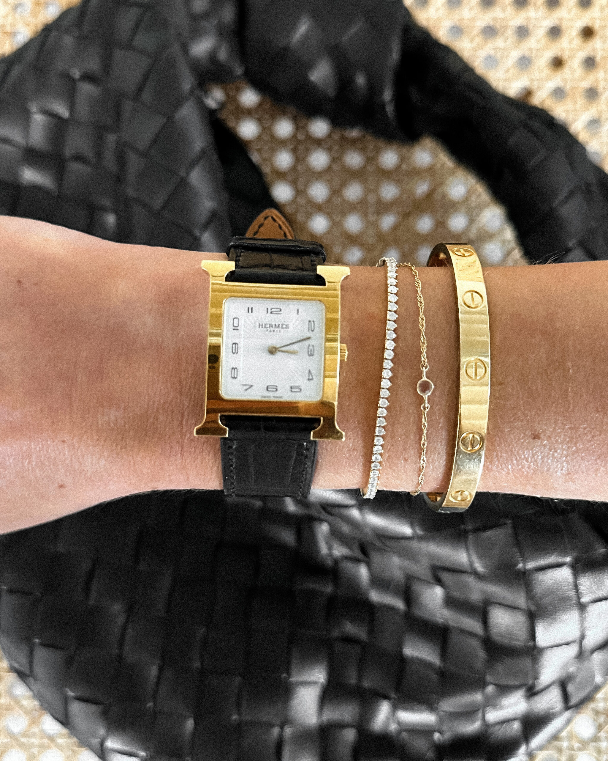 Fashion Jackson Hermes Watch Cartier Love Bracelet Adina Reyter Tennis Bracelet