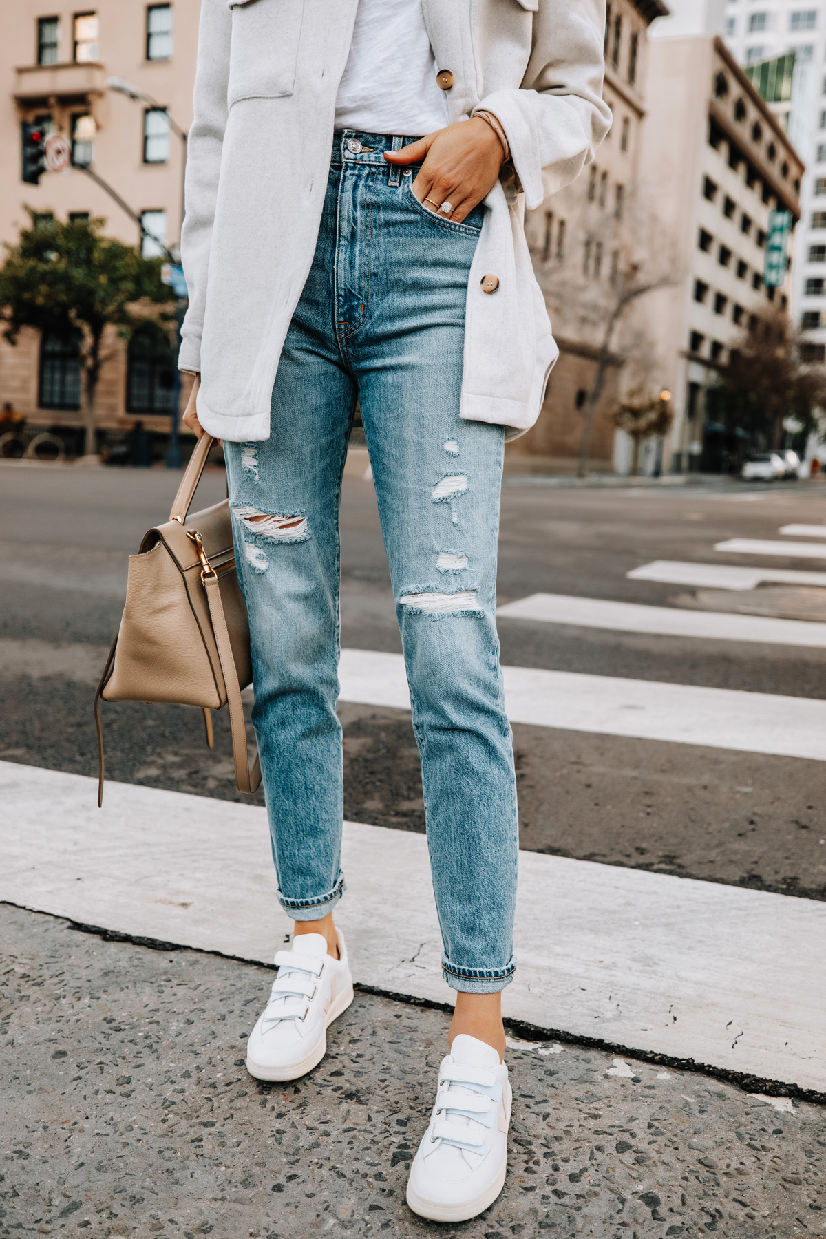 Sweater Dress with Sneakers Casual Outfit Ideas - Doused in Pink