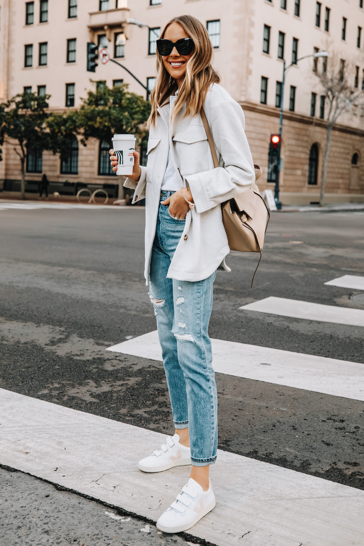 Veja sneakers store street style