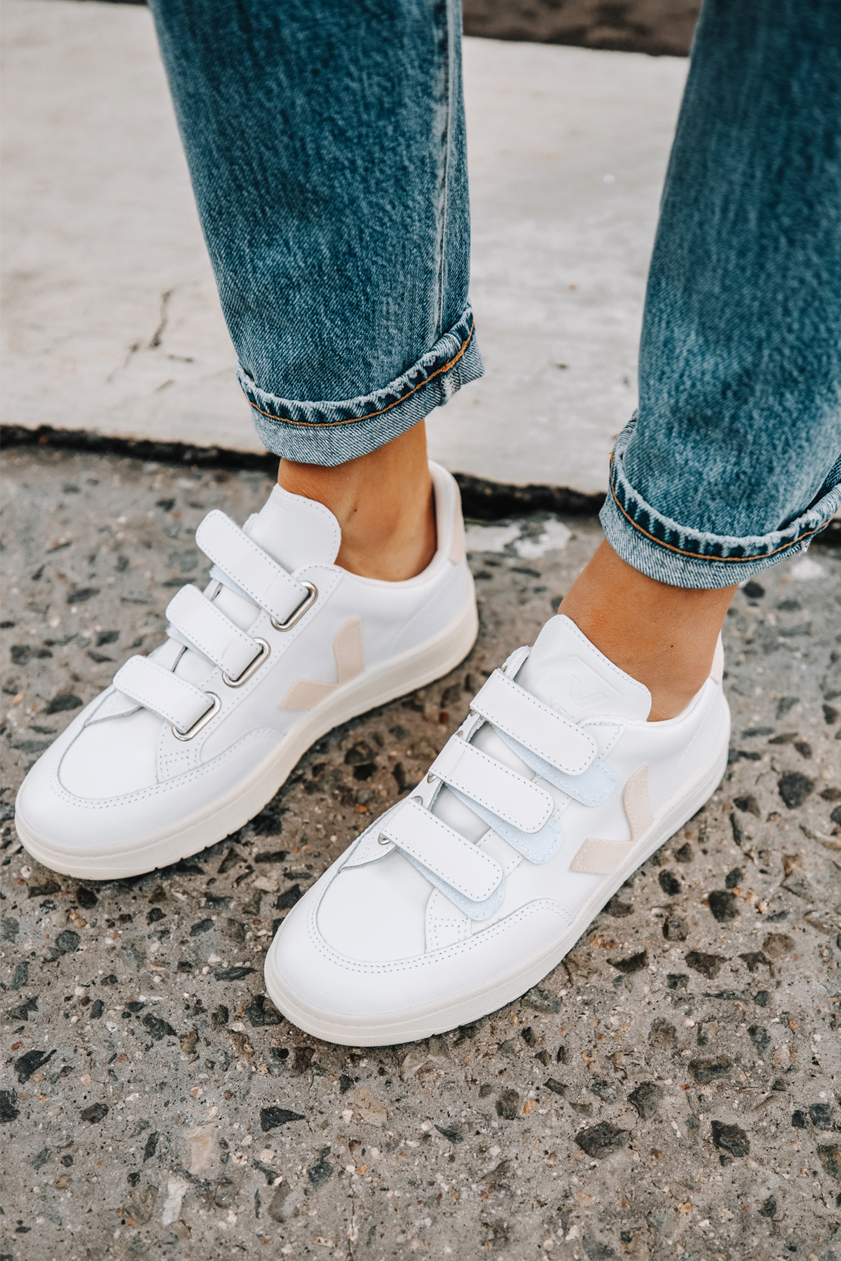 An On-Trend Shacket and Veja Sneakers Outfit - Fashion Jackson