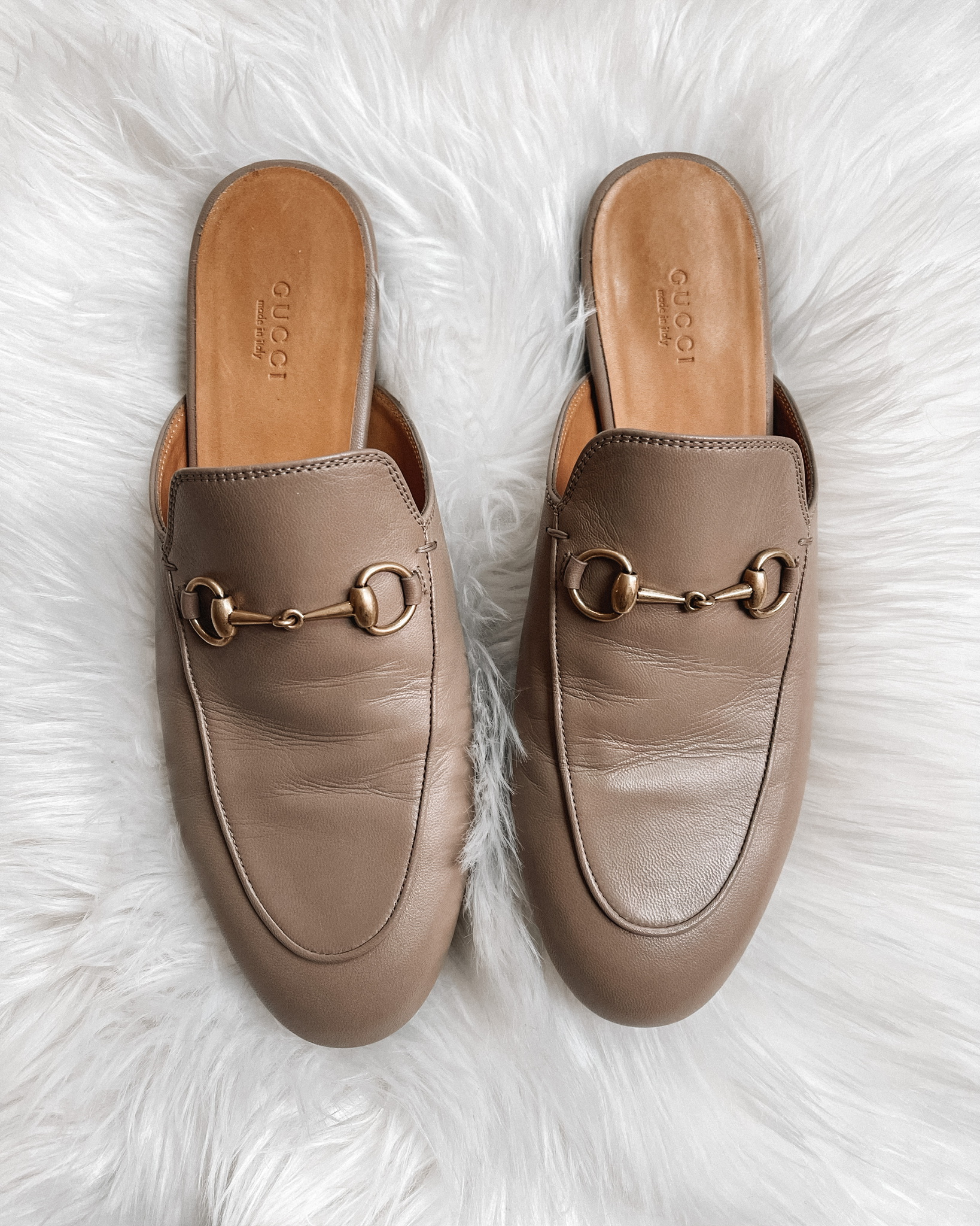 Fashion Jackson Gucci Princetown Mules Mud