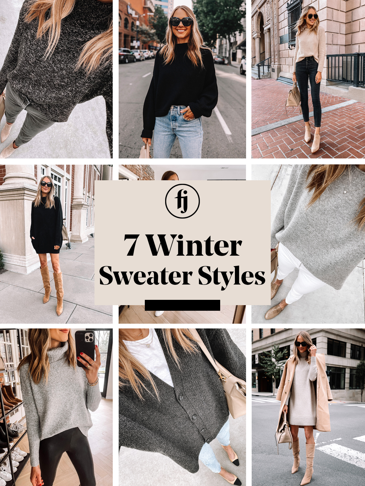 My 7 Favorite Winter Sweaters and How to Style Each of Them