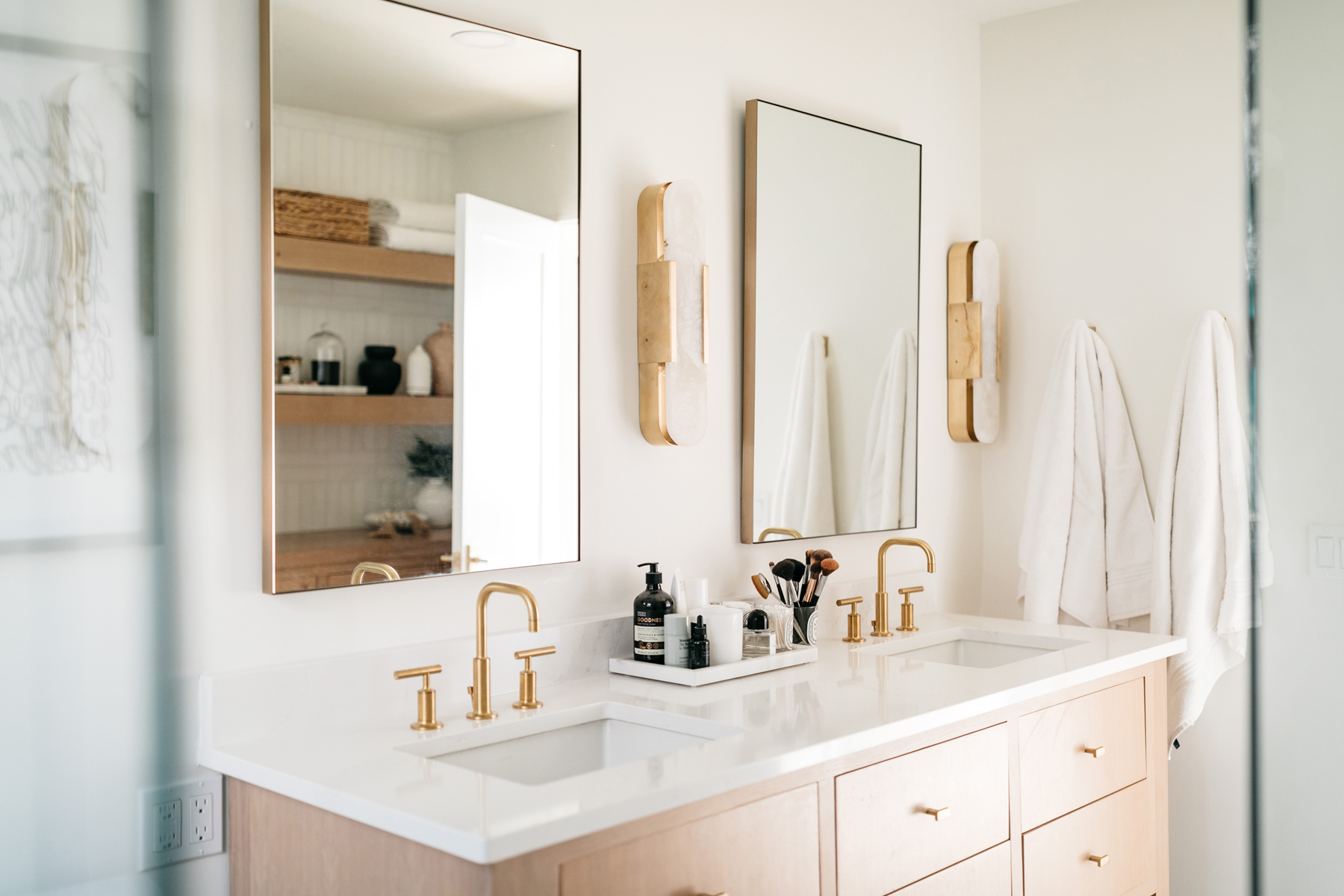 Fashion-Jackson-Transitional-Bathroom-Remodel-Kelley-Werstler-Melange-Lights