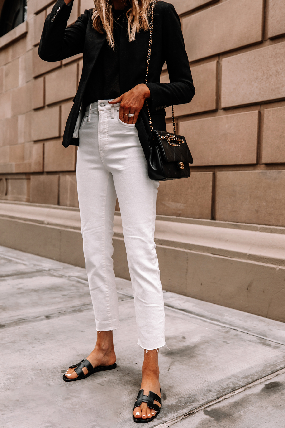 How to Wear White Jeans in the Fall - Fashion Jackson