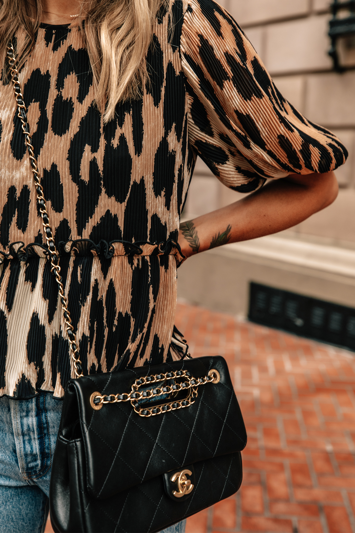 Stylish Leopard Flats and Matching Bag