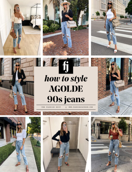 Agolde 90’s Mid Rise Loose Fit Boyfriend Jeans Outfit