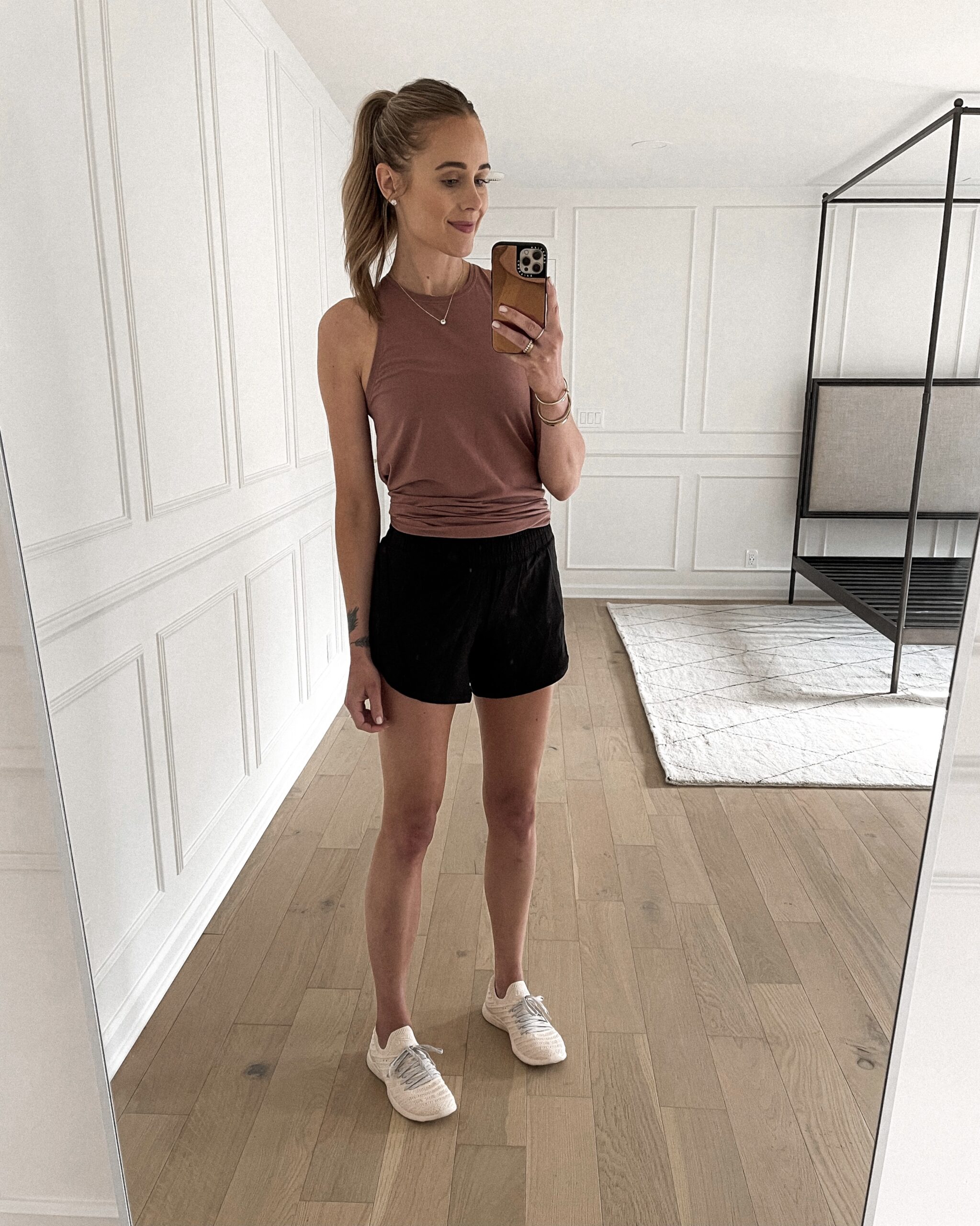 Fashion Look Featuring Lululemon Tops and Alo Shorts by