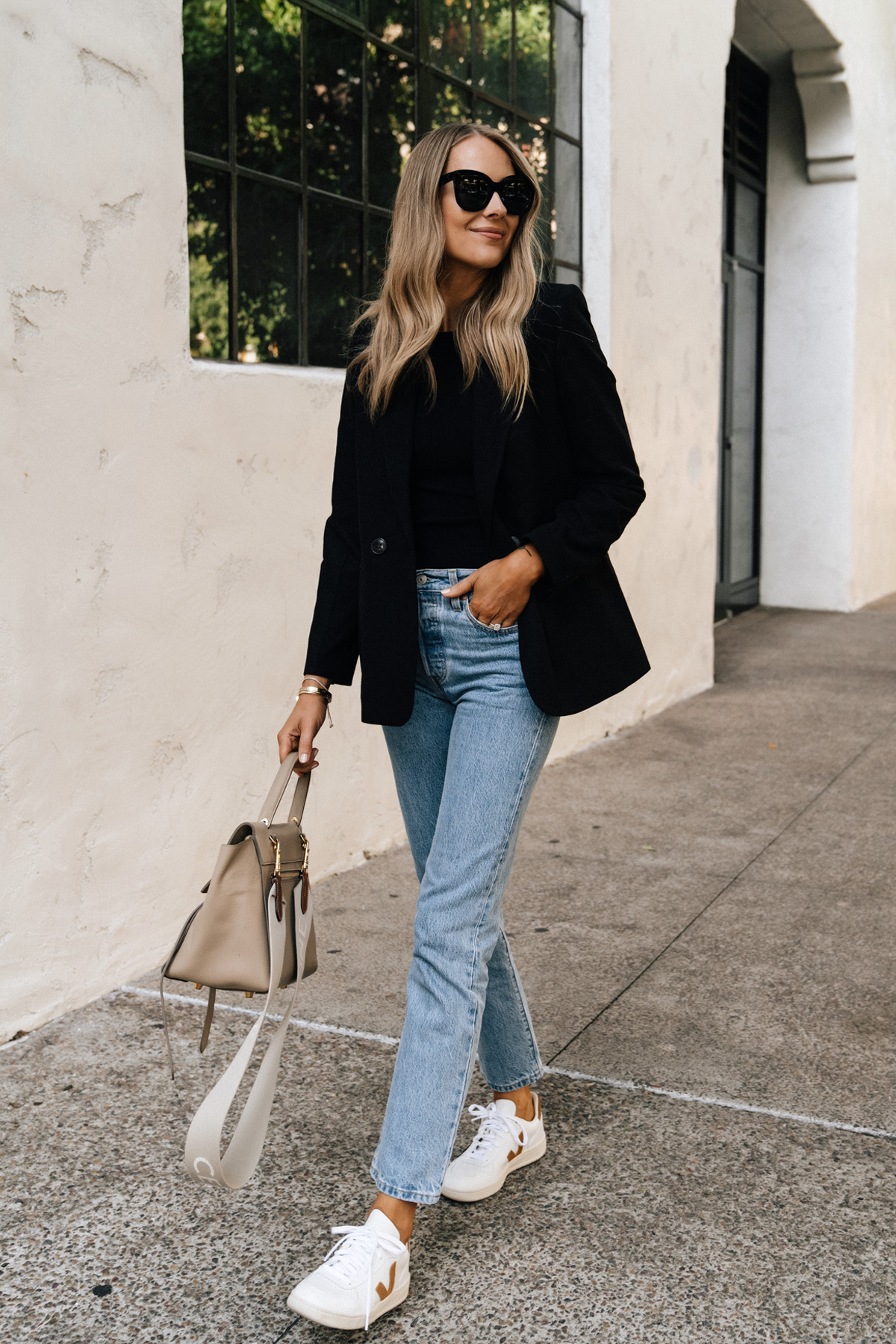 How to Style White Sneakers for Fall