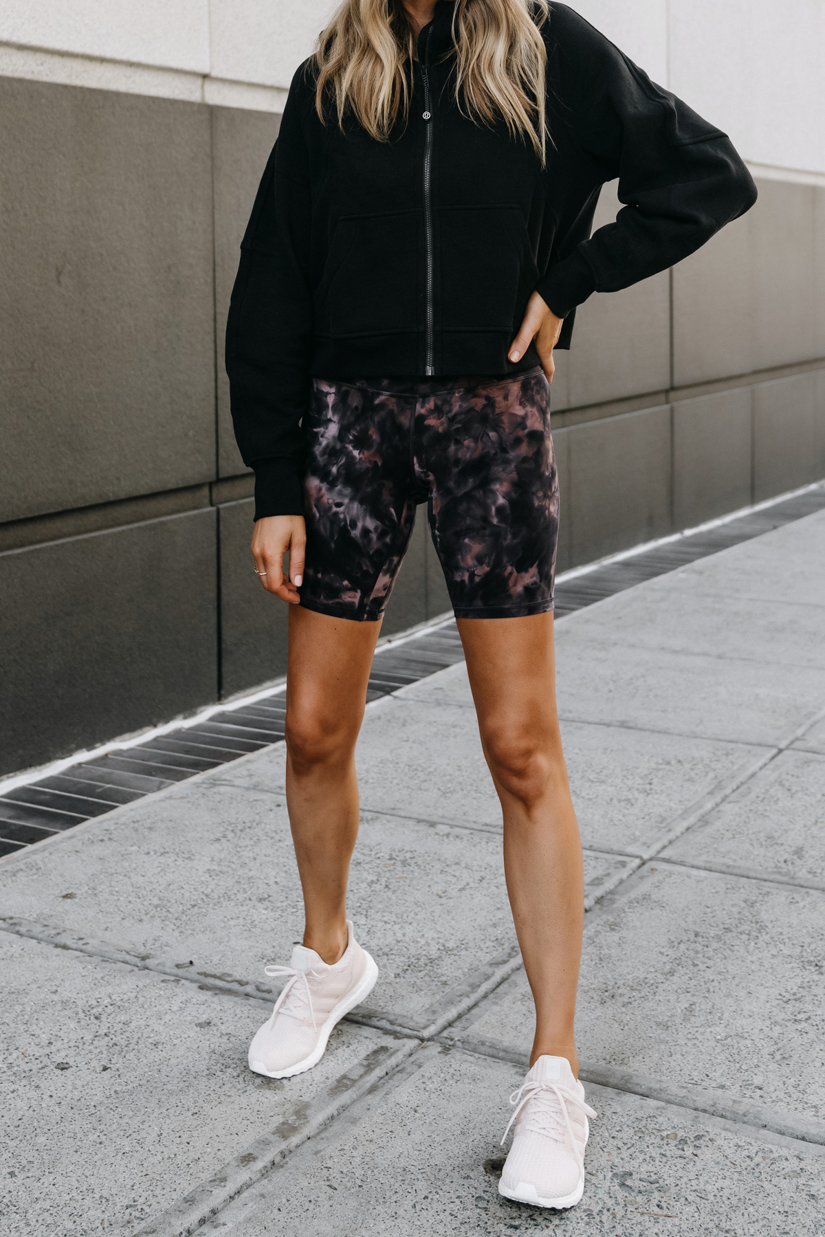 Fashion Jackson Wearing lululemon Align Biker Shorts Review Fitness Outfit