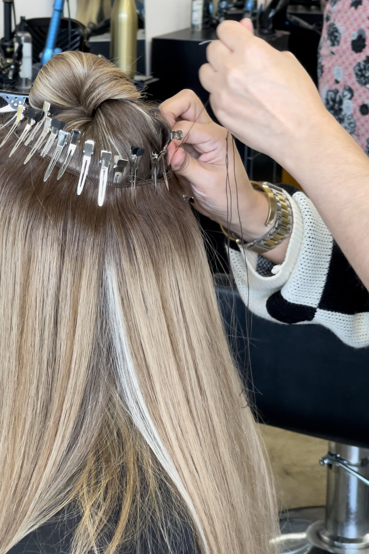 3 ROW BEADED ROW METHOD EXTENSIONS — The Glossary Salon