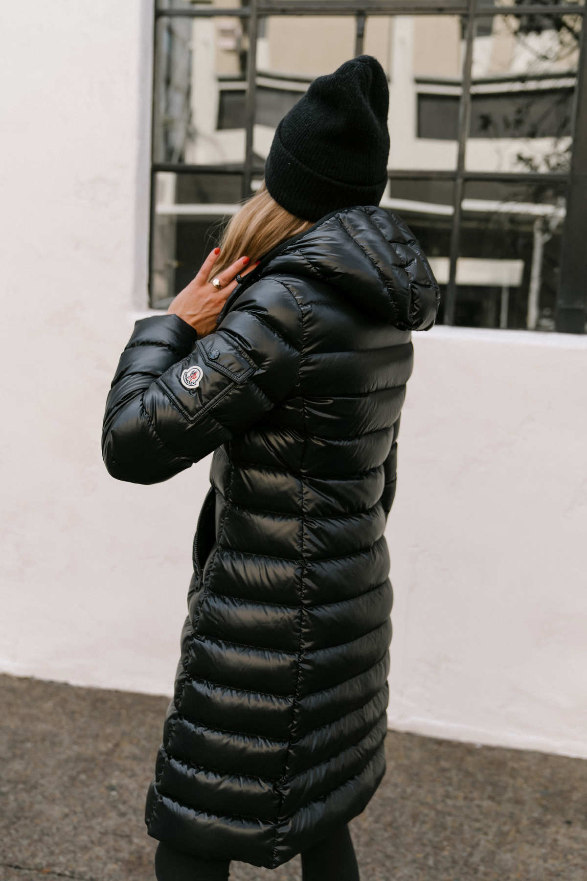 Moka hooded down quilted hot sale parka