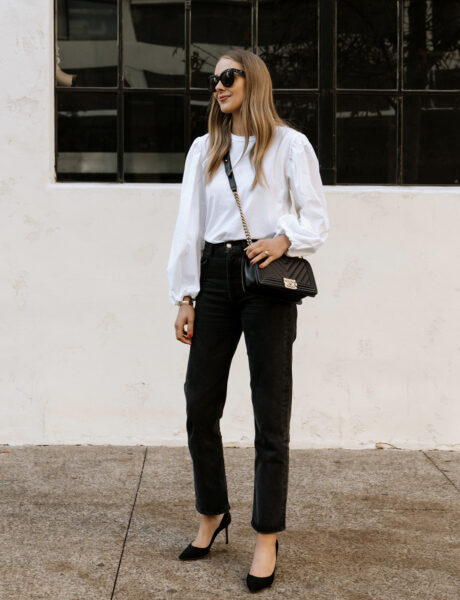 A Simple Black & White Outfit