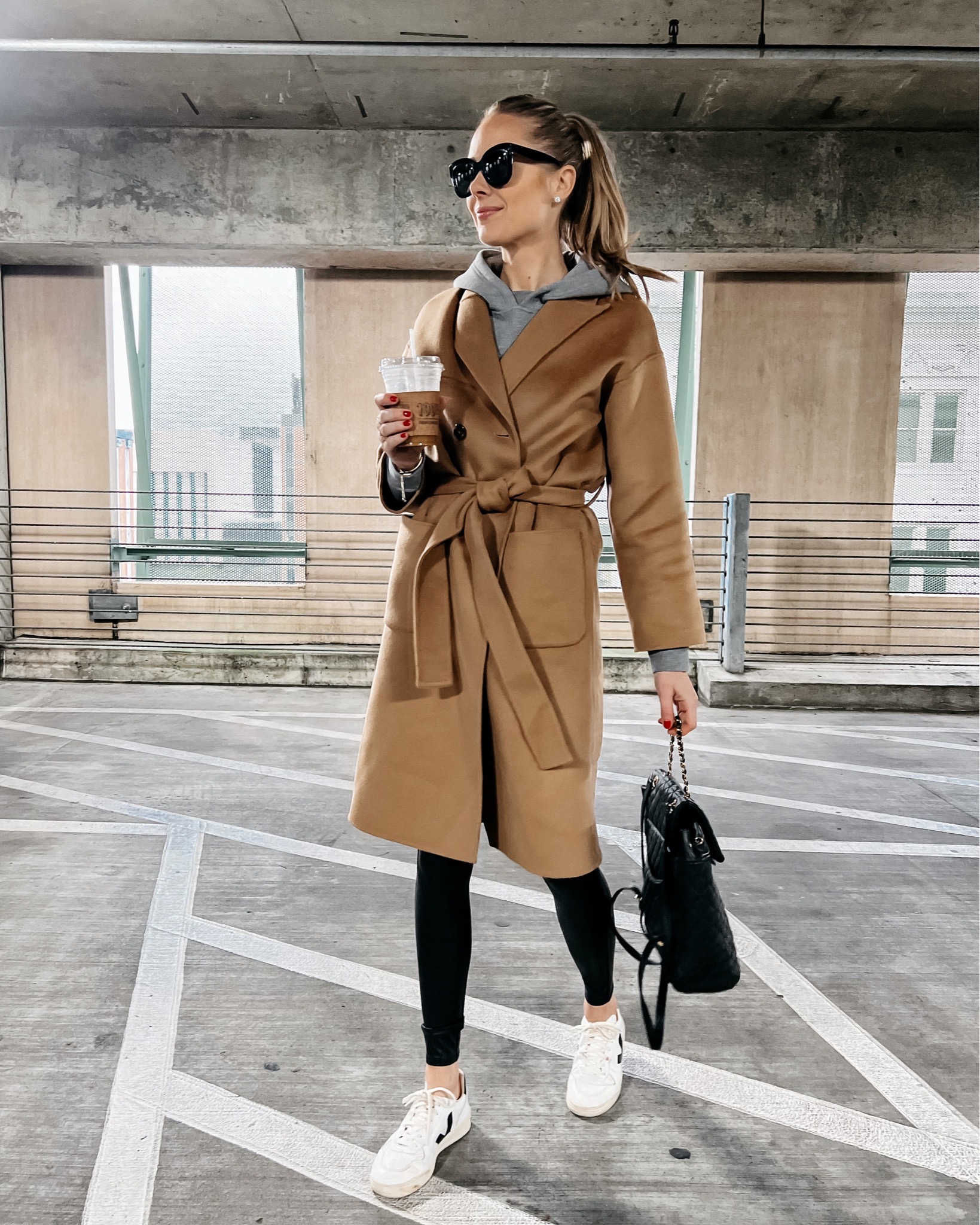 Dylan Coat - Camel Cashmere Blend