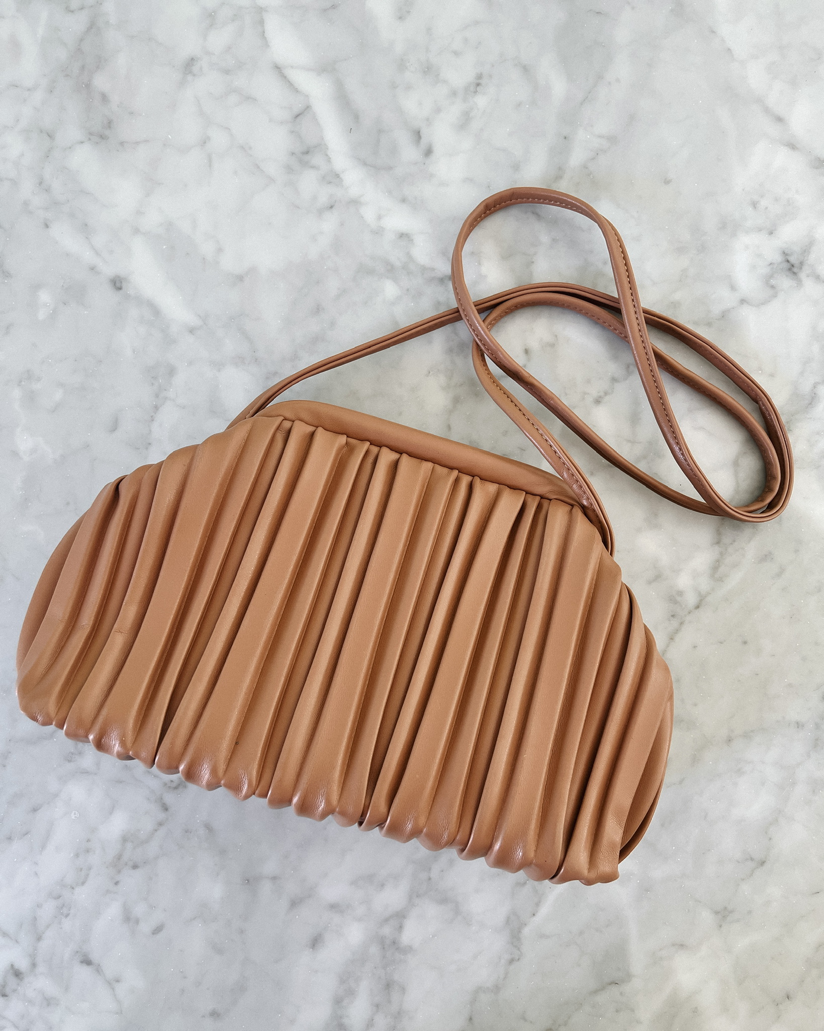 Amazon fashion pleated handbag clutch