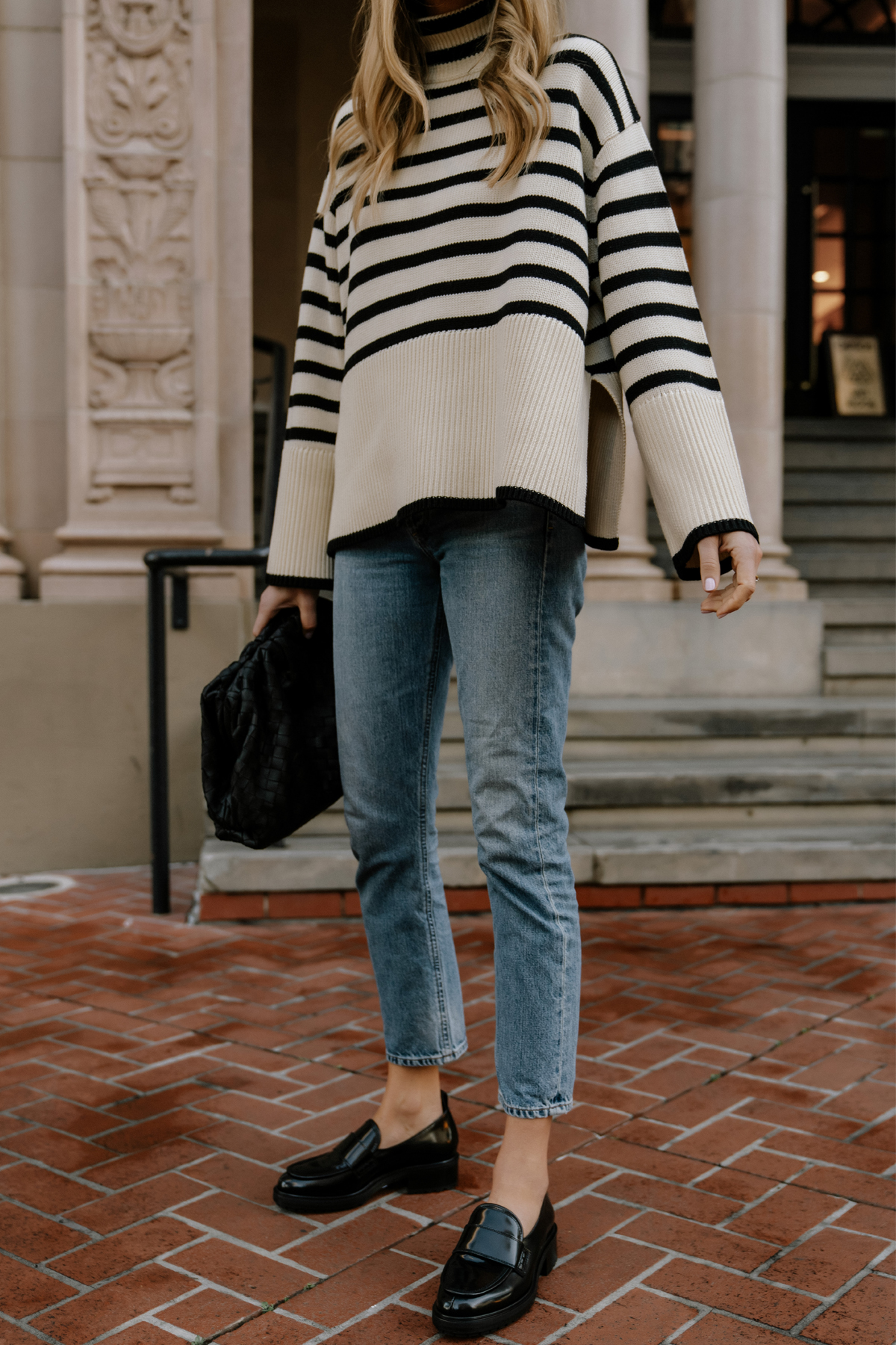 Striped sweater outlet oversized