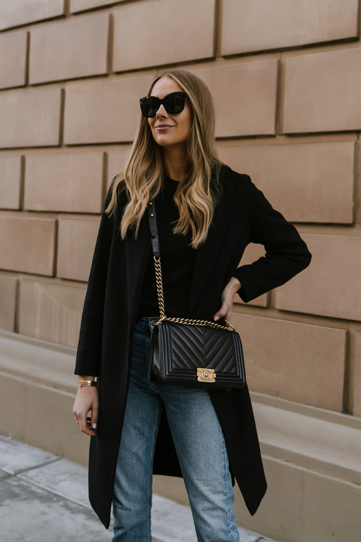 Outfits with clearance black coat