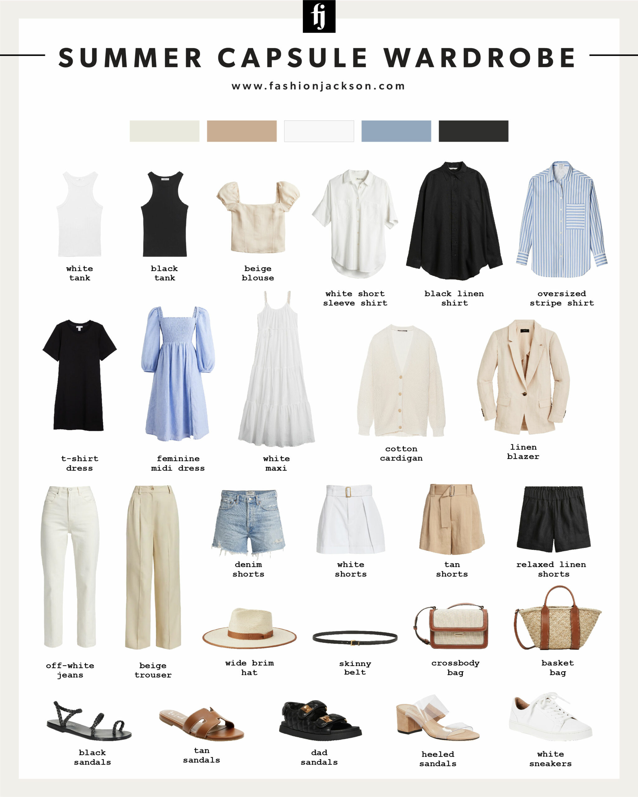 The Essential Capsule Wardrobe Summer 2022 Collection sites.unimi.it
