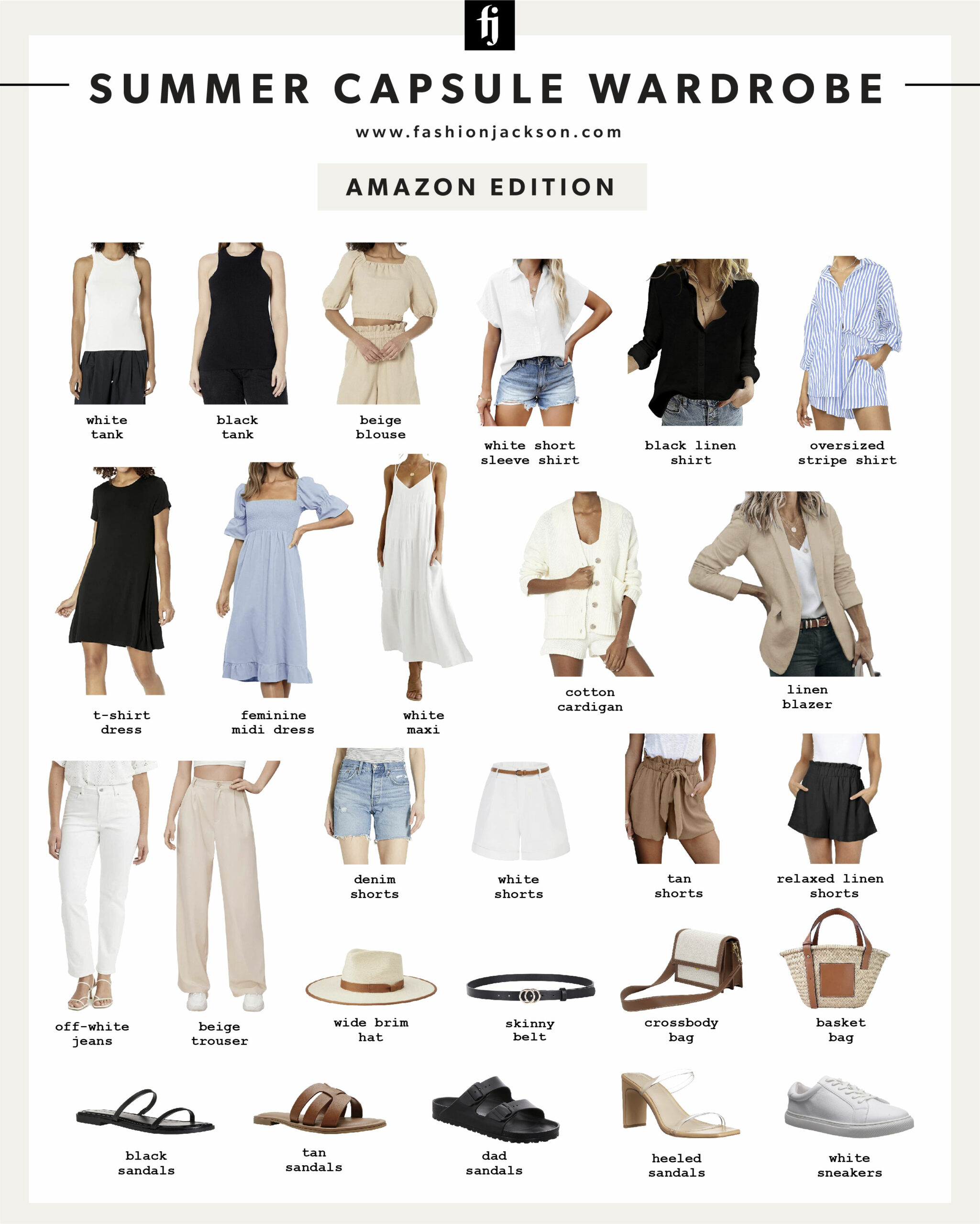 Our Easygoing Summer Capsule Wardrobe Inspiration For 2024 - The