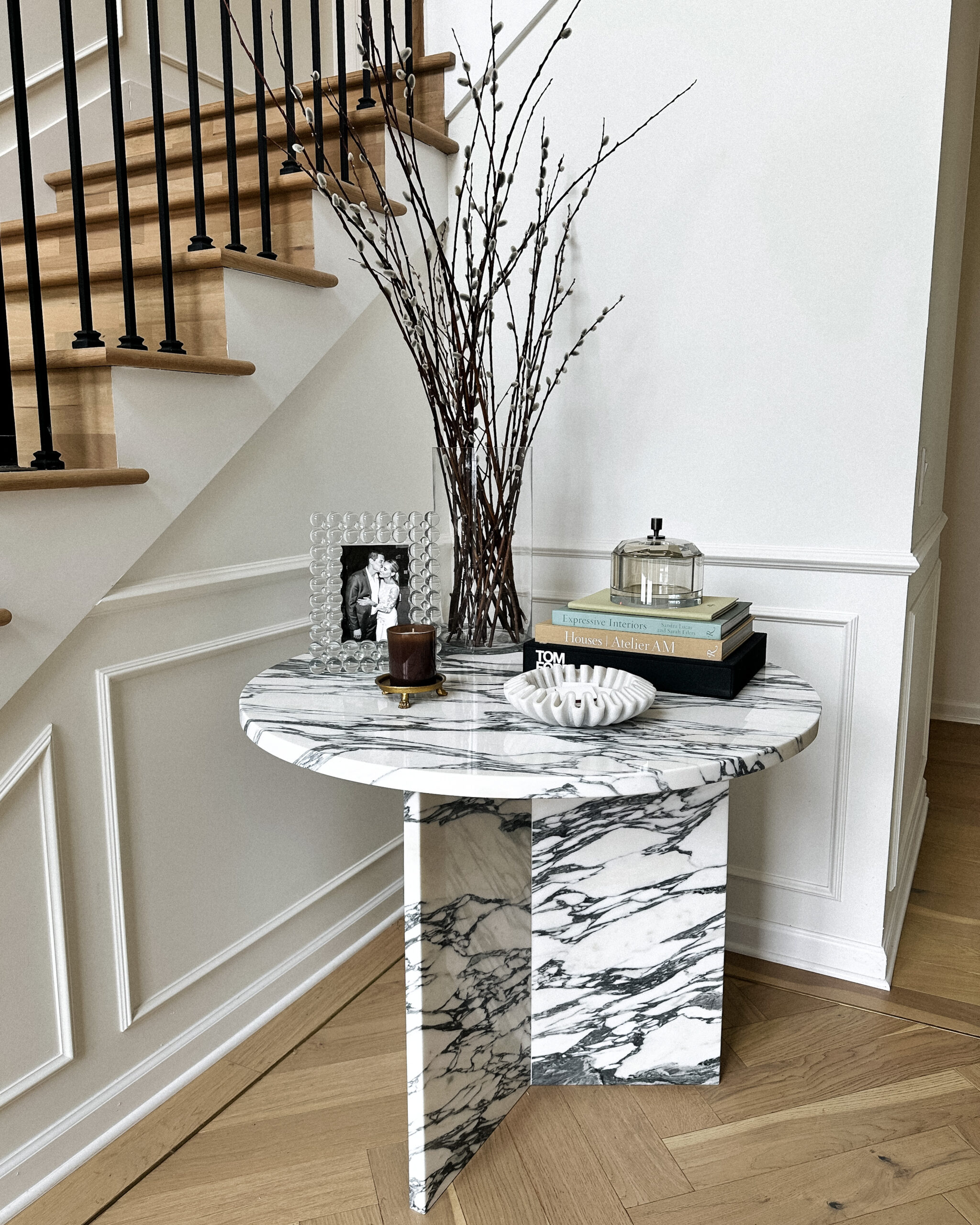 Fashion Jackson Home Decor Entryway Custom Marble Table