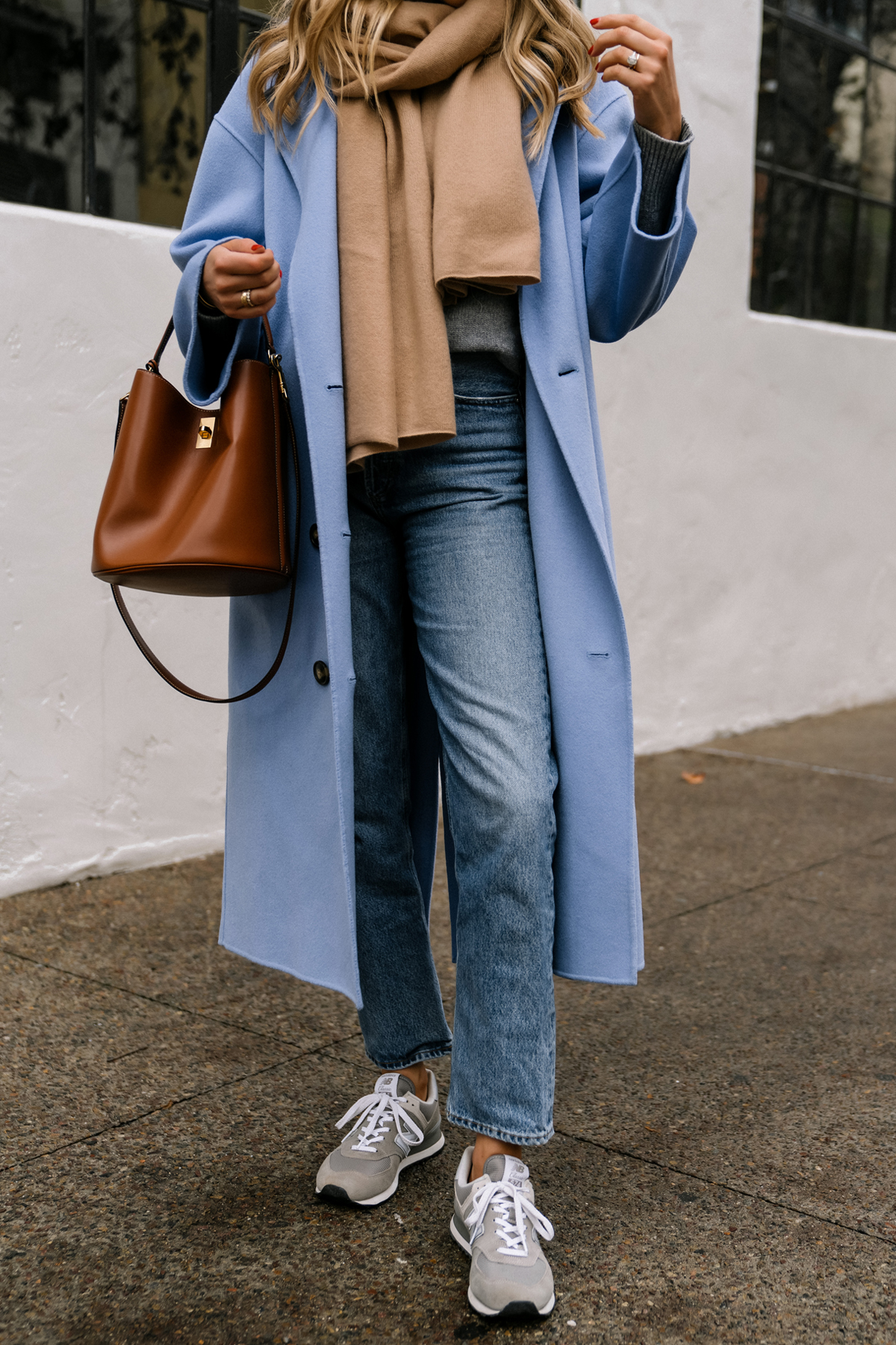 How To Wear Your Winter Coat With Sneakers - Fashion Jackson