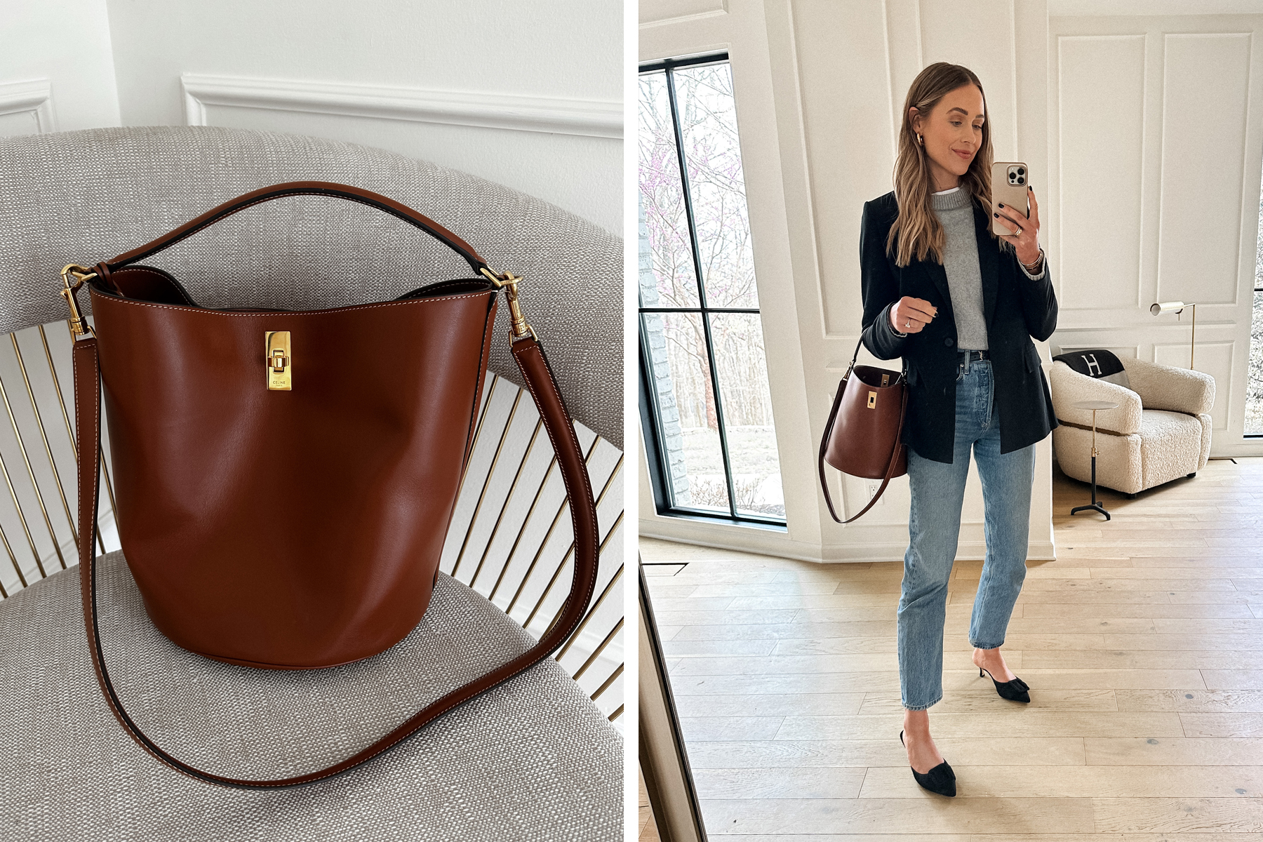 CELINE Small Bucket Bag Review ❤️❤️❤️ Alternative to LOUIS VUITTON NOE -  LUXURY BAGS 