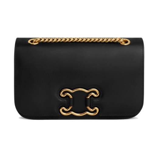 Celine Mini Claude | Black Gold Handbag - Luxe Du Jour