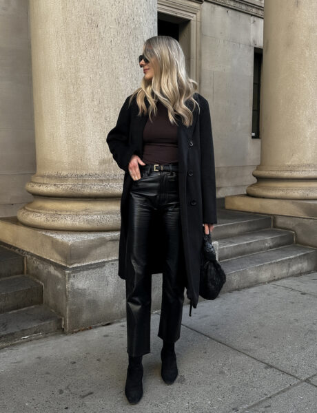 An Effortless Black & Brown Fall Outfit