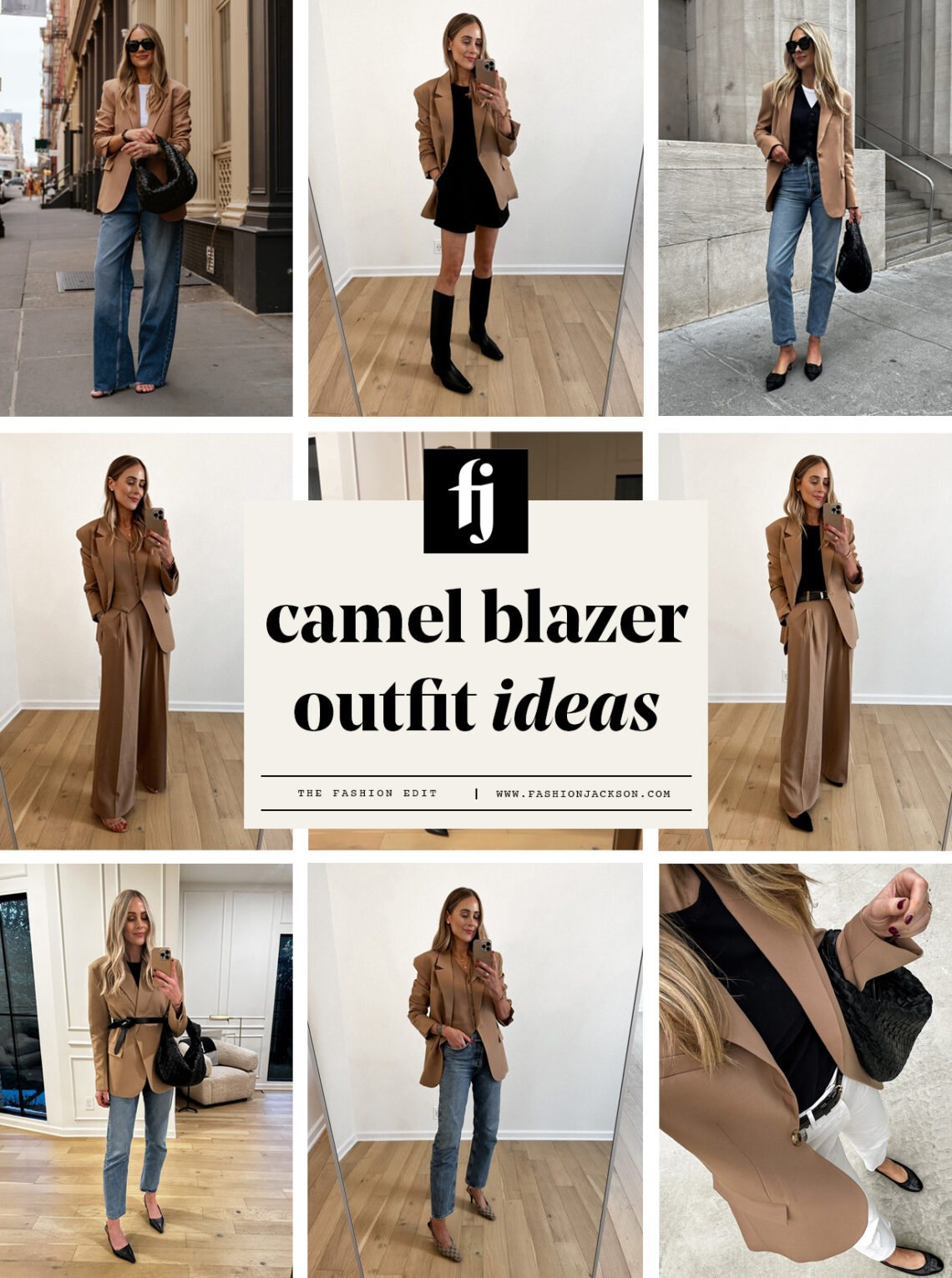 mayson camel blazer outfits featured image