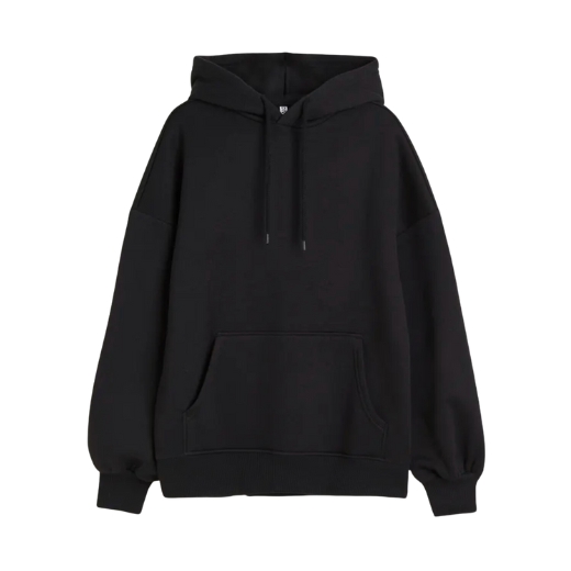 black hoodie sweatshirt
