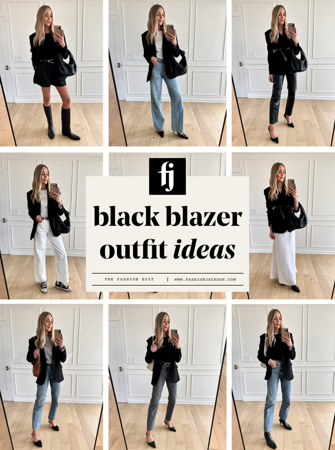 black blazer outfits featured image